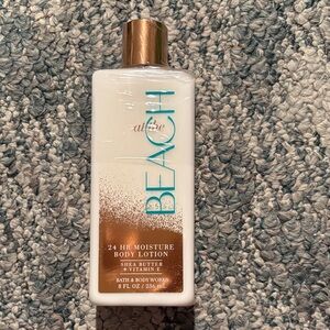 Bath & Body Works Beach 24 HR Moisture Body Lotion - White and Gold